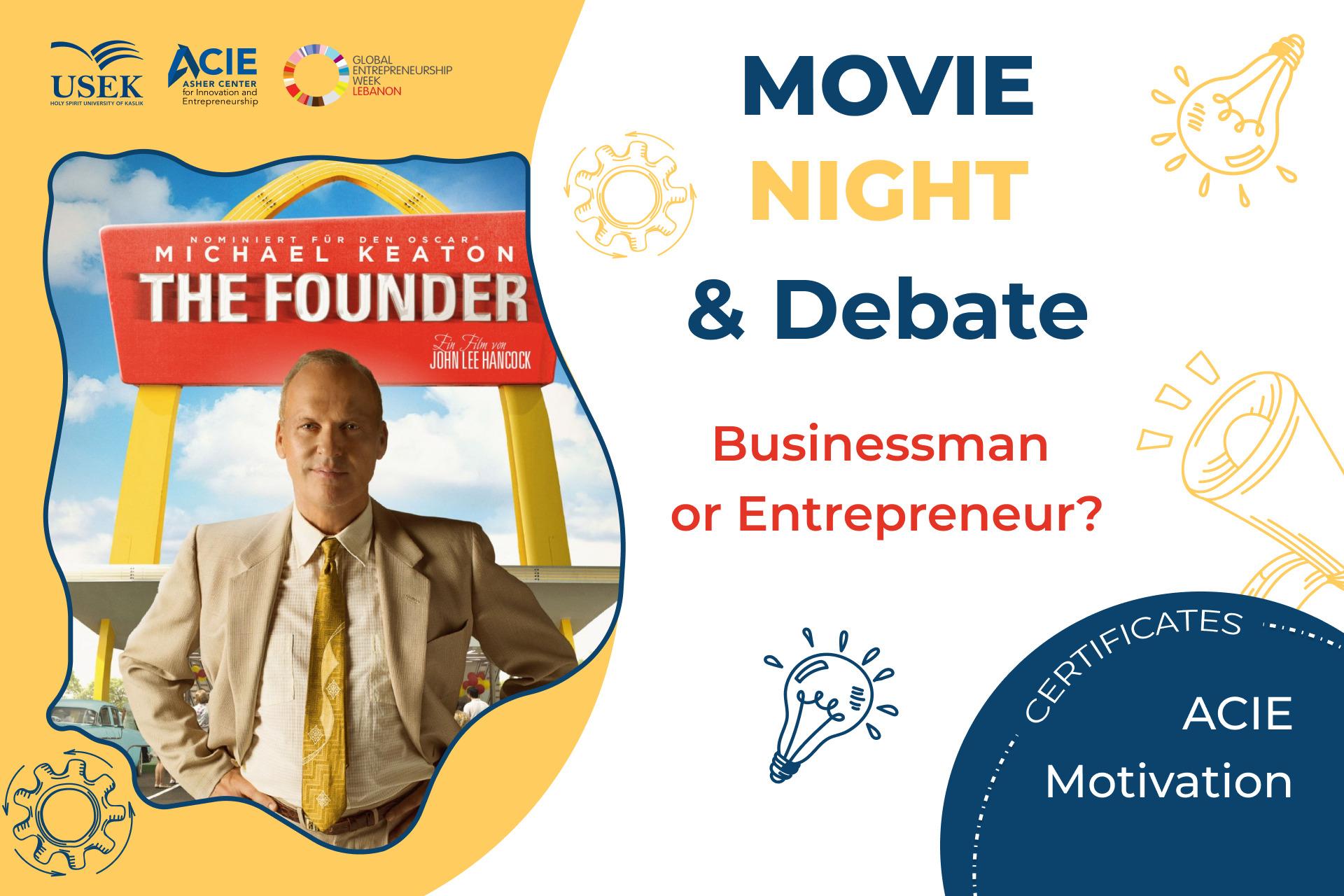 "The founder" movie case-study